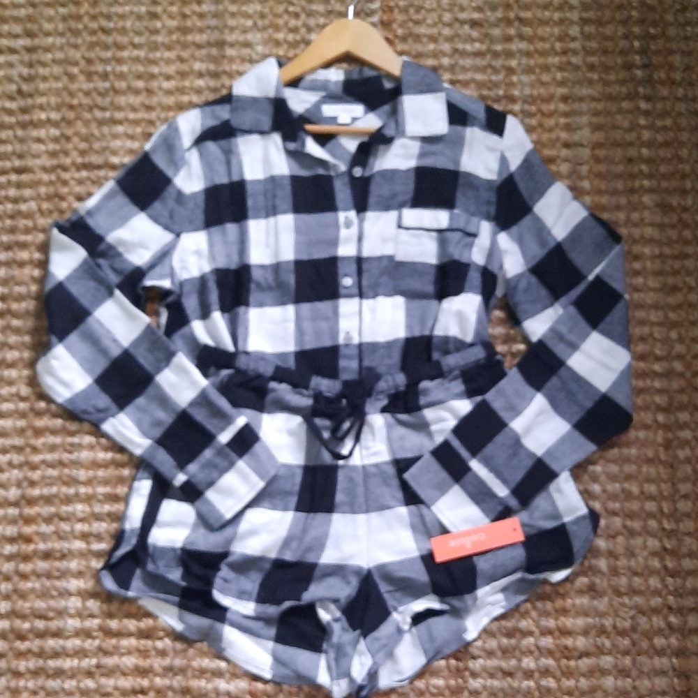 Plaid Pajama Set